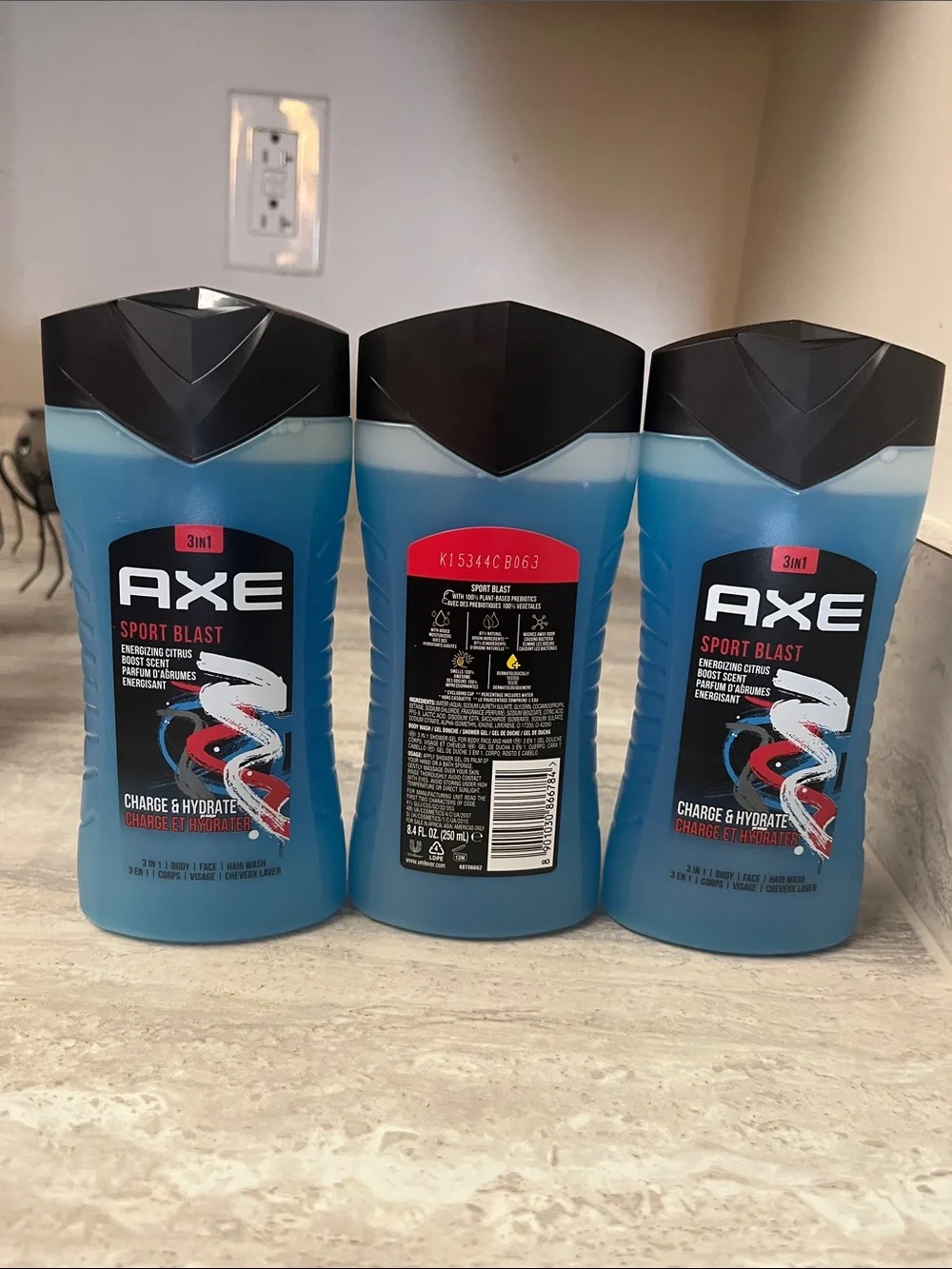 3 Sport Blast 3-in-1 Body Wash — axe